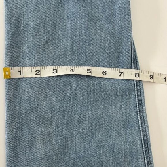 Y2K Flare Jeans 13 High Waist Fading Distressed Rip Festival Streetwear Grunge - Picture 8 of 12